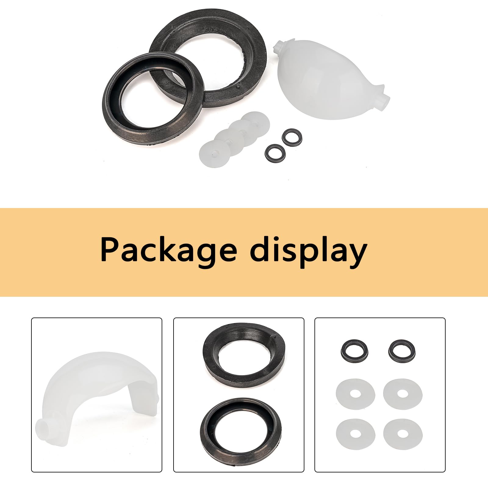 RV Toilet Waste Ball Kit 34117 - Fits Thetford Style II, Style Plus, Style Lite