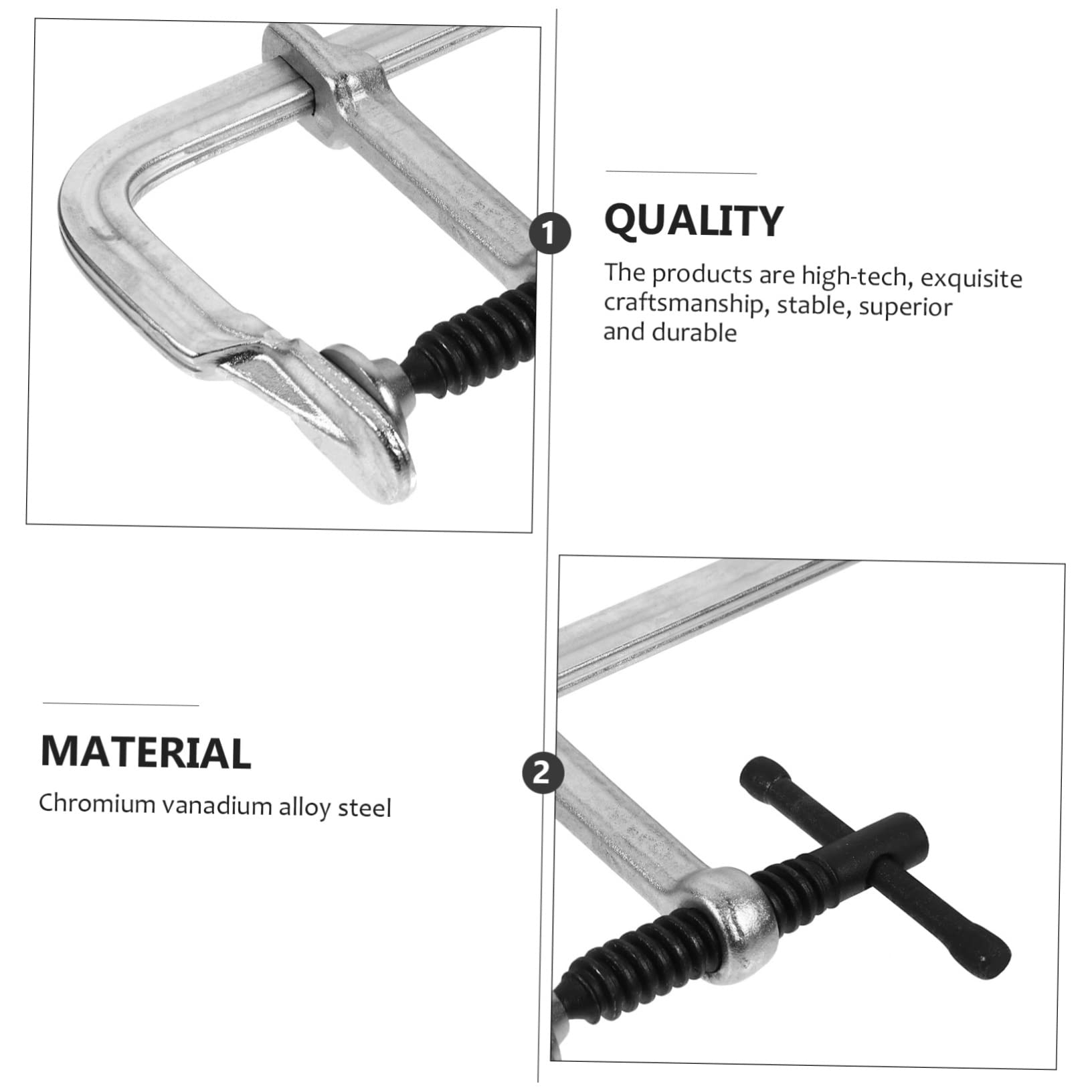Hemobllo Serre-joint Pince Rapide Outil De Menuisier Pour Fixation Robuste Et Travail Du