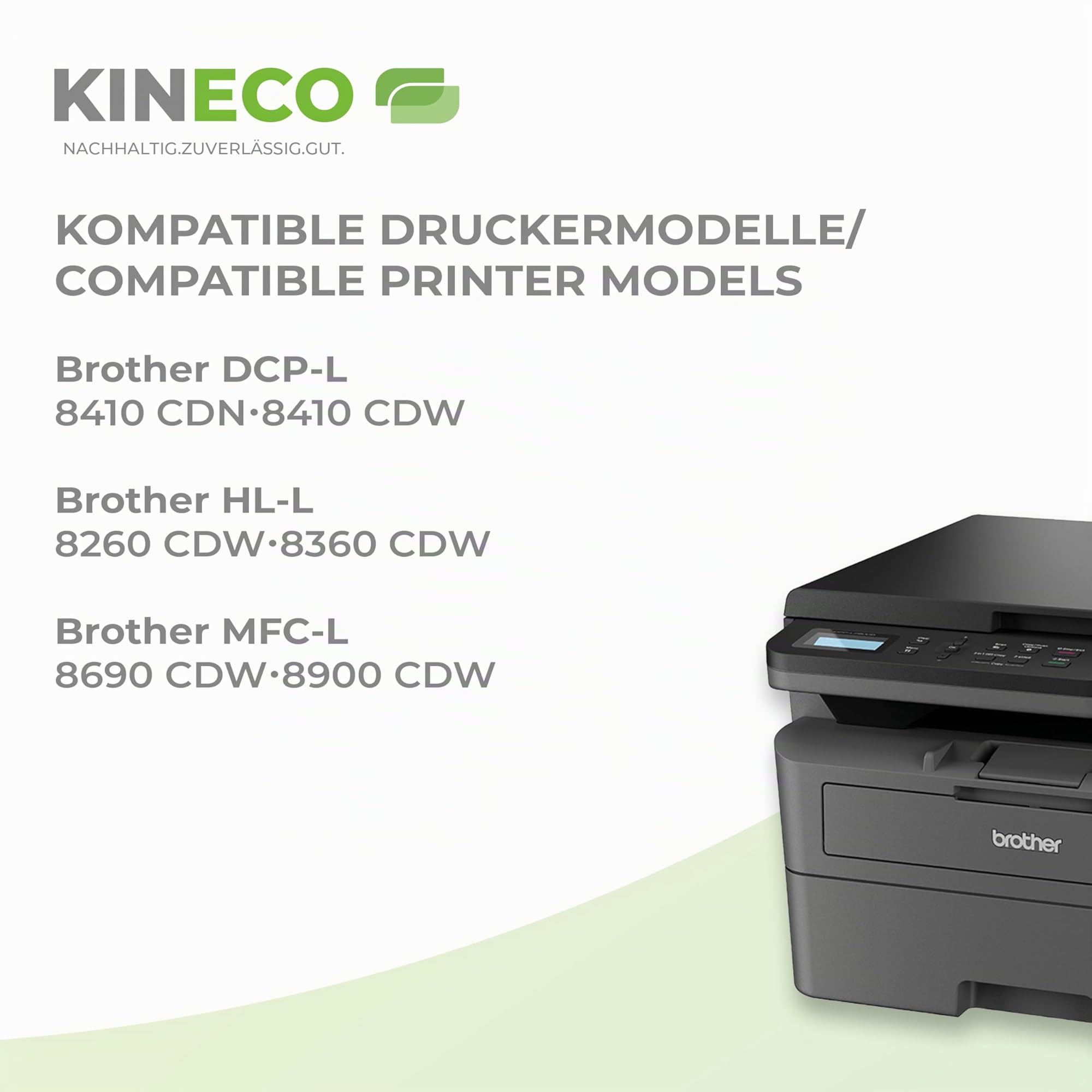 Kineco 5X XL Toner ersetzt TN421 TN423 2X bk 1x CMY Multipack für Brother MFC-L8690CDW MFC-L8900CDW