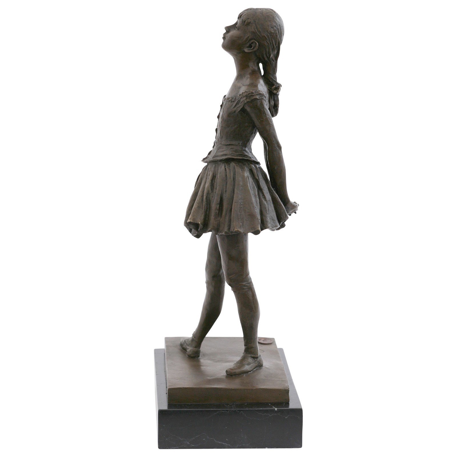 Figurka z brązu baletowa tancerka klasyczny taniec repro statuetka z brązu rzeźba statuetka balerina 40 cm