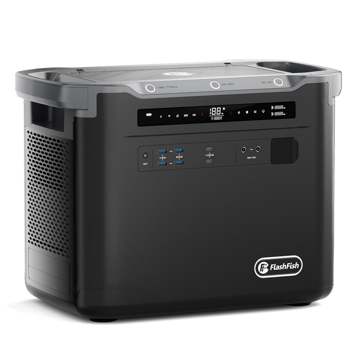 Amazon.co.jp: FlashFish ポータブル電源 大容量 リン酸鉄 1997Wh AC