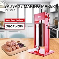 Vista 19 de Hakka 15 Pound Sausage Stuffer 2 Speed Stainless Steel Vertical Sausage Maker by HAKKA BROTHER