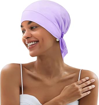 Bonnet for Sleeping, Double - Layered Hair Bonnet Soft Satin Hair Wrap High Elasticity Headwear for Hair Care Unisex
