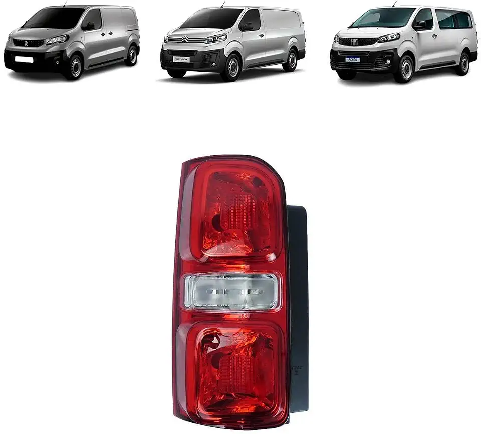 LANTERNA TRASEIRA EXPERT JUMPY 2018 A 2022 SCUDO 2022 A 2025 LADO ESQUERDO