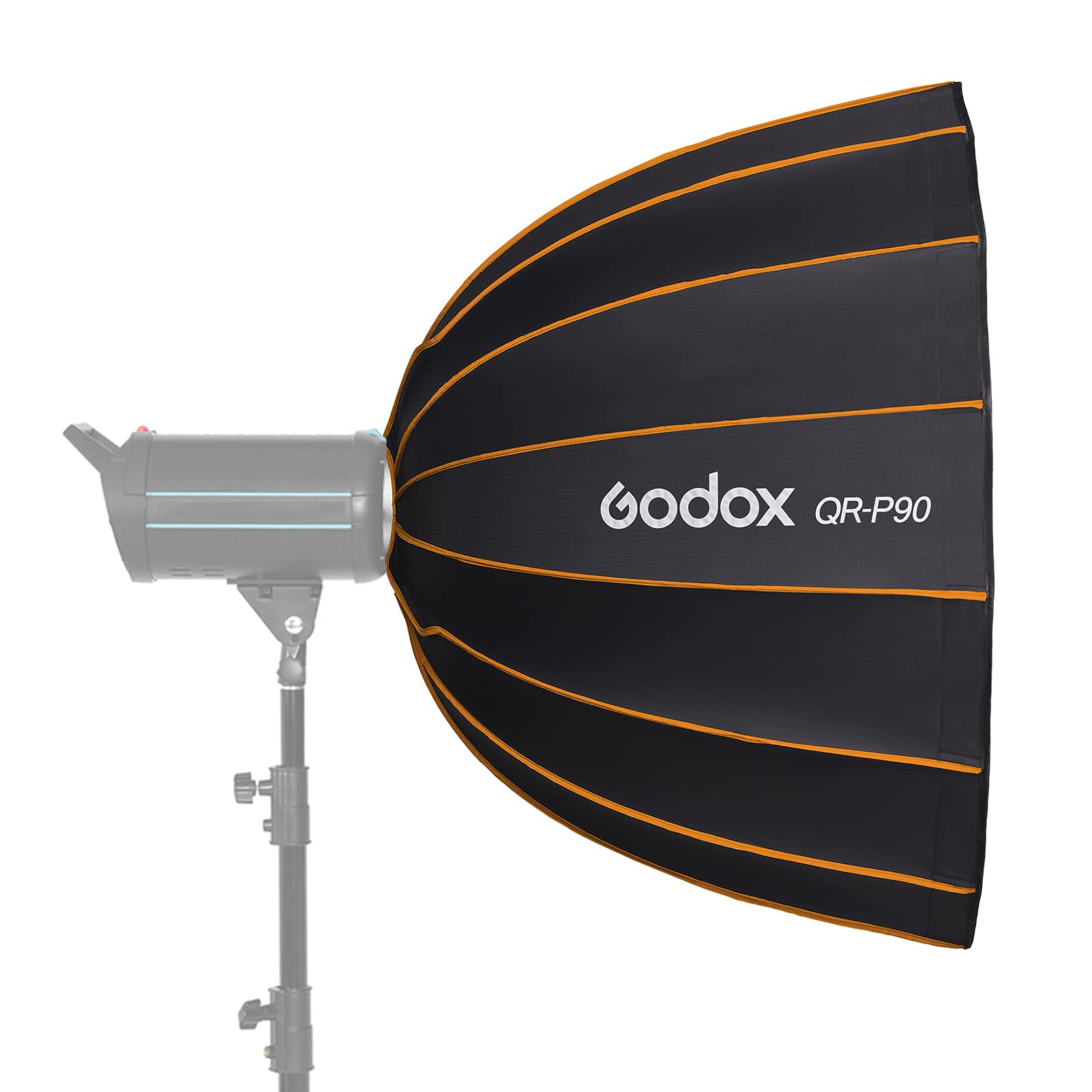 GODOX QR-P90 Professional Parabolic Softbox 90cm Difusor Bowens Mount con Bolsa de Transporte para fotografía de Estudio