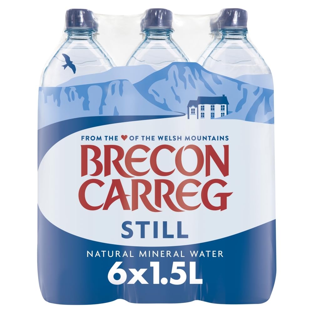 Brecon Carreg Still Natural Mineral Water, 6 x 1.5L