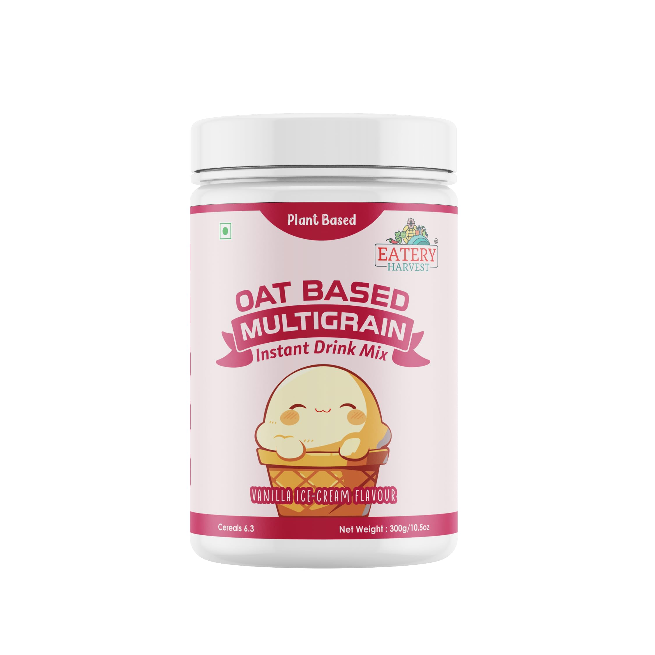 Eatery Harvest Oat Based Multigrain Vanilla Ice-Cream Flavour Instant Beverage Powder Mix 300 g(15 days serving) Daibetic Friendly, NO added sugar, Barista Beverage DAIRY FREE, Vegan, Lactose free, Makes ~ 3 litre flavoured oat milk,100% Plant-Based, Protein & Fibre rich, No Preservatives, NO added color-image-26