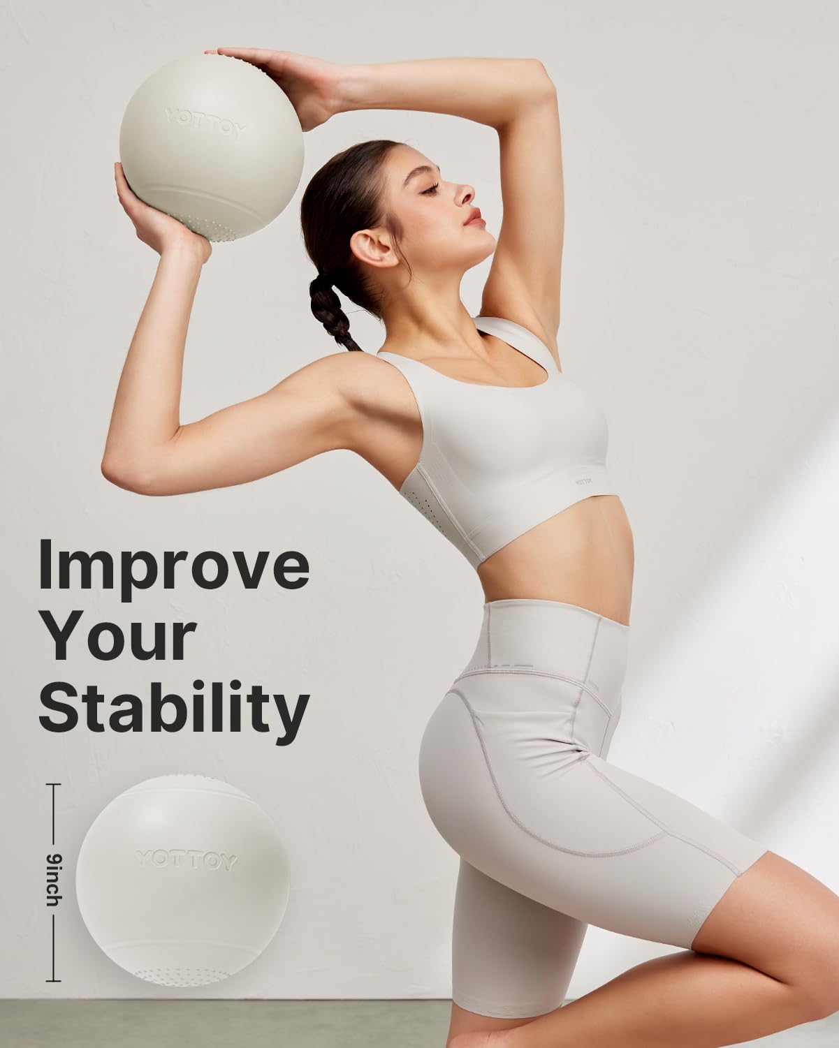 YOTTOY Exercise Ball - Stability & Anti-Burst -3 YOTTOY Exercise Ball - Stability & Anti-Burst -3