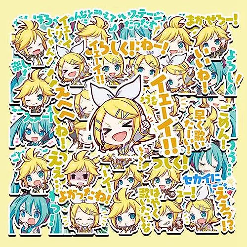 Amazon.co.jp: OOSC 初音ミク 鏡音リン ステッカー はつね みく