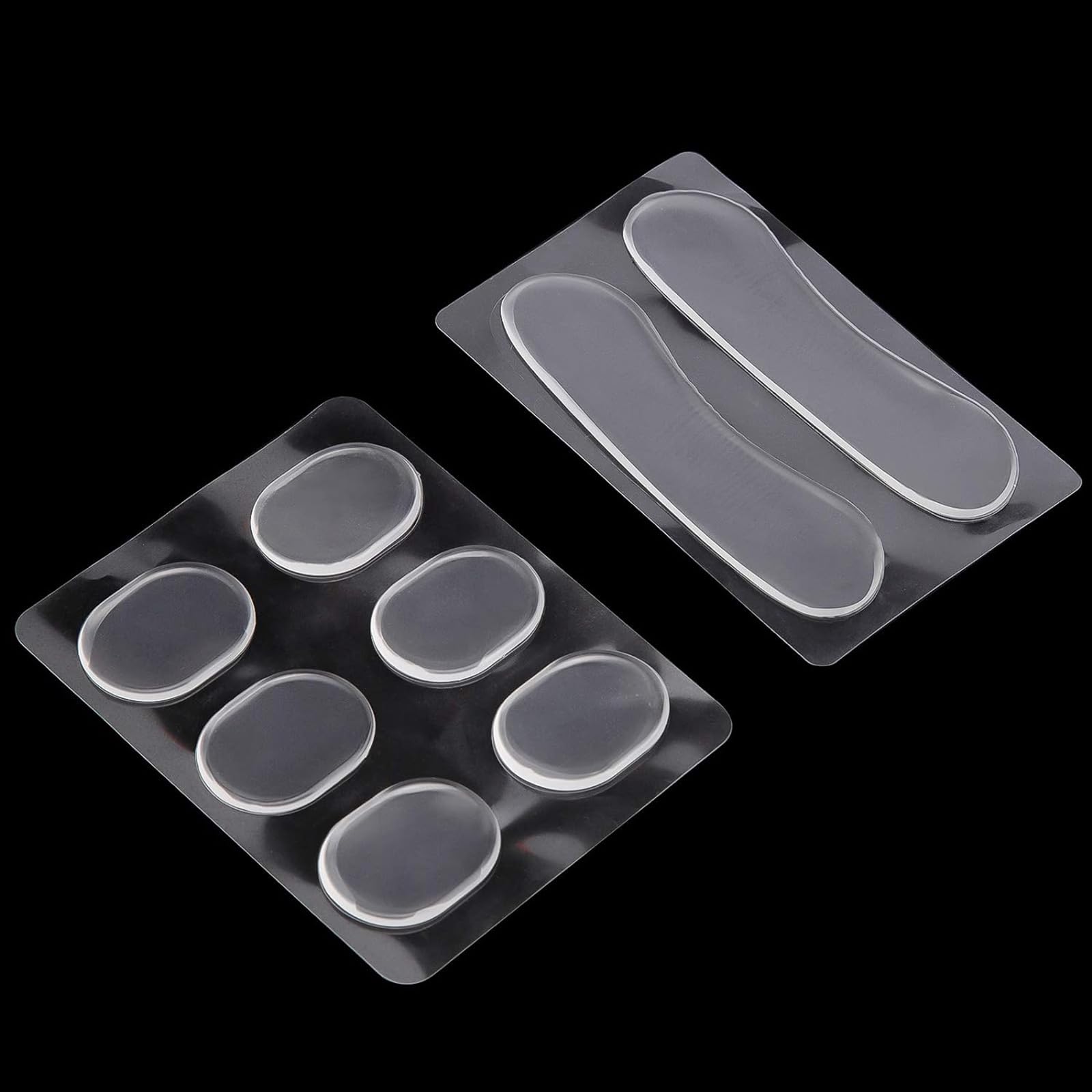 26 Stück Trommeldämpfer Gelpads Silikon Trommeldämpfer Dämpfungsgelpads Weiche, transparente ovale und Lange Trommeldämpferpads