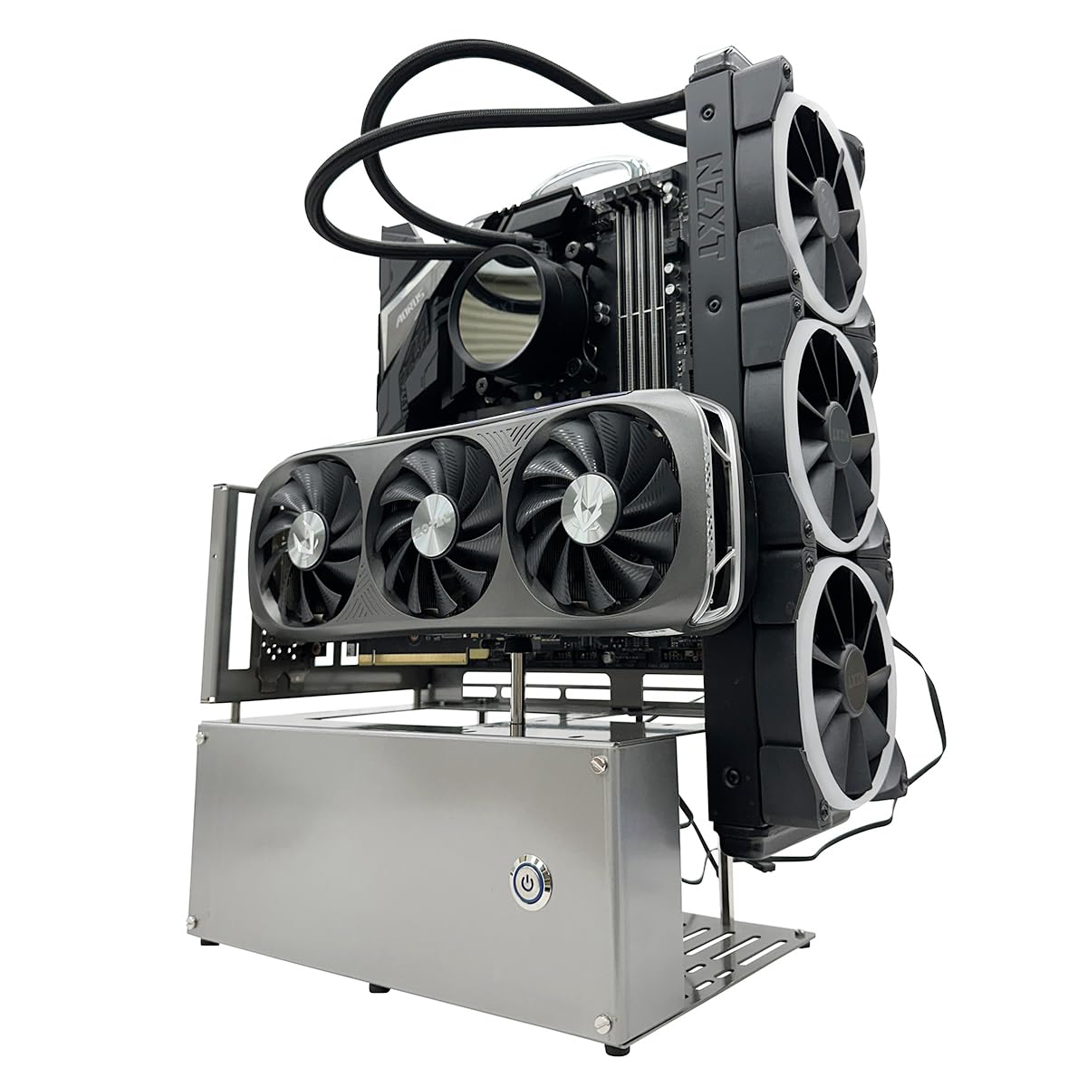 Amazon.co.jp: オープンフレーム ver.ATX 侘び錆び PCケース N-FRAME