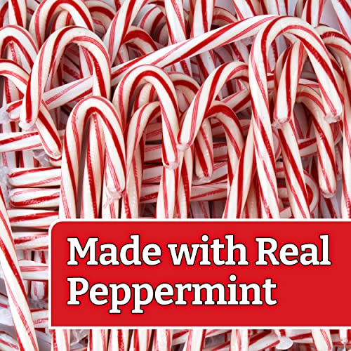 Brach’s mint Canes – 24-Count Mint Candy Canes – Peppermint Candy Canes for Holiday, Christmas, Stocking Stuffers – Delicious Candy Cane Bulk for Buffet, Holiday Decor – 2 Packs - Thumbnail 3