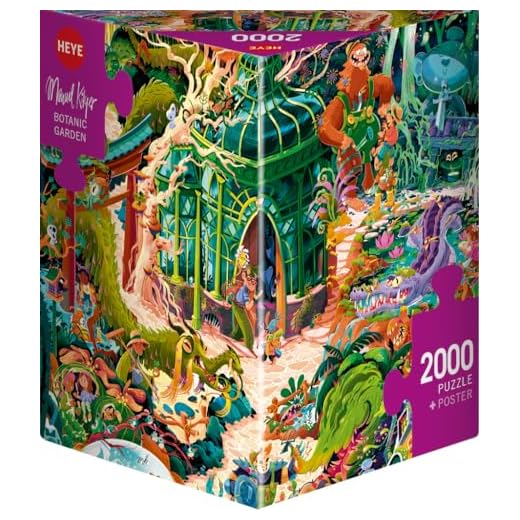Exotic 2000-Piece Botanic Garden Puzzle