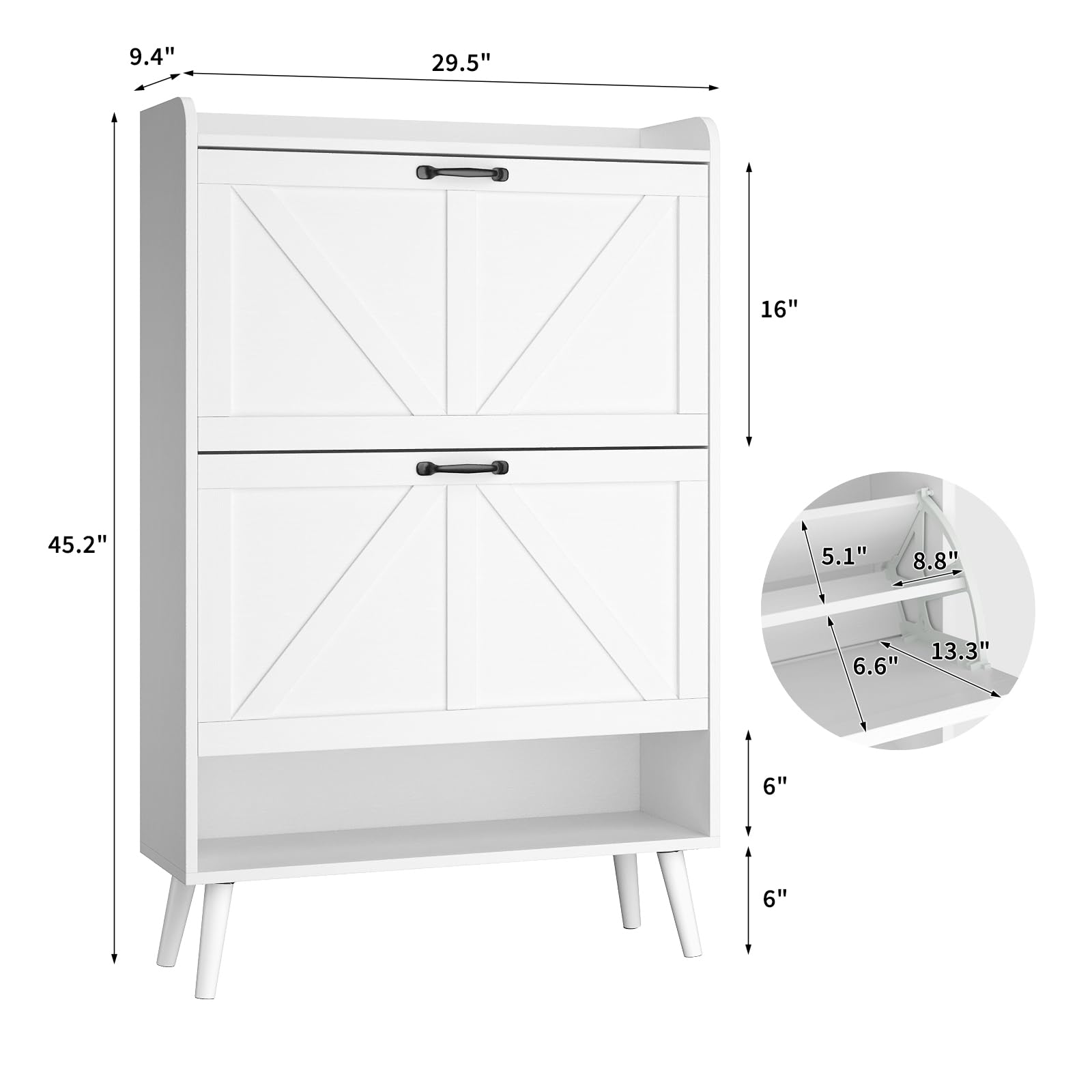NOVAMAISON Shoe Cabinet