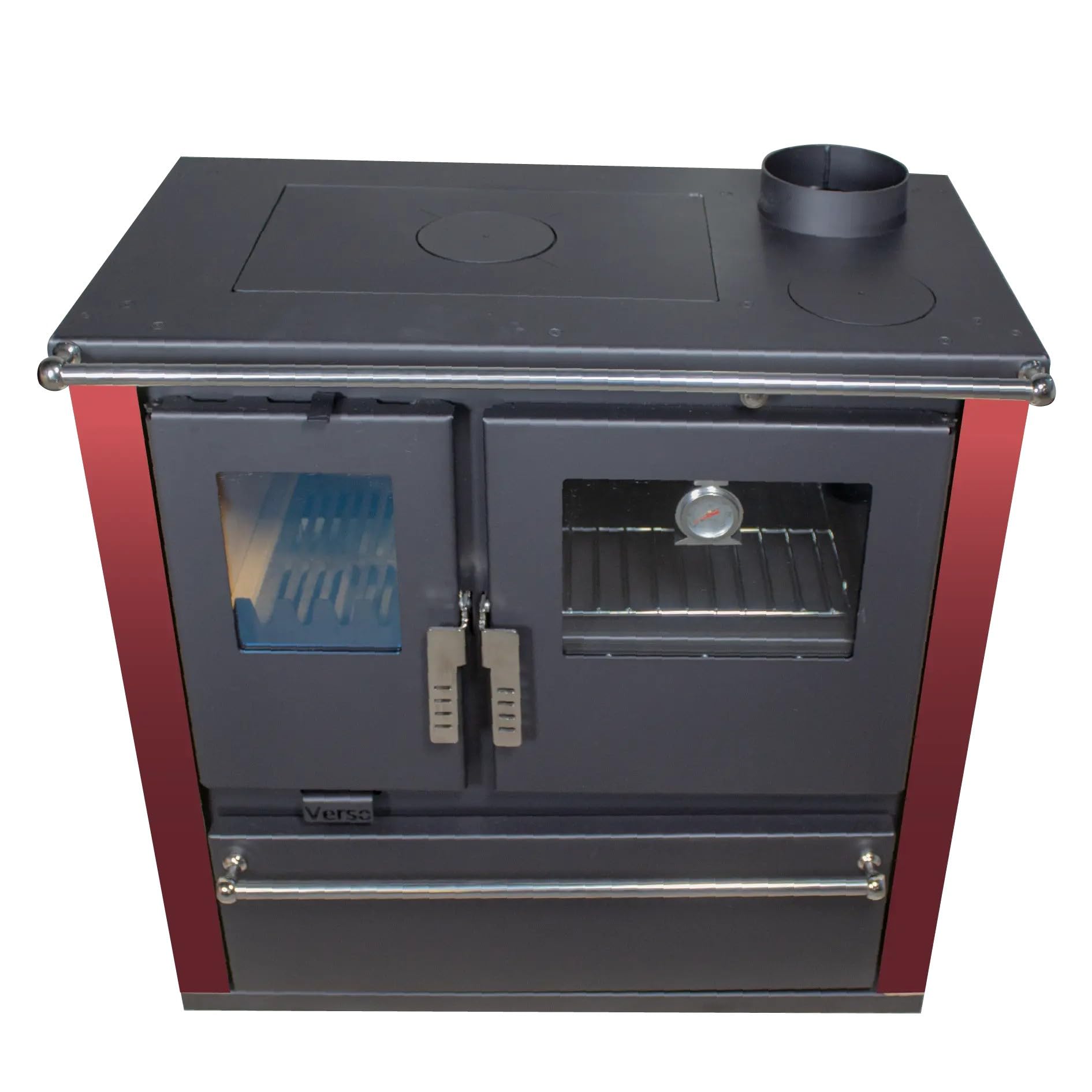 EEK A+ Verso CS Plus Küchenofen Kaminofen Holzherd 7.7 kW - Bordo