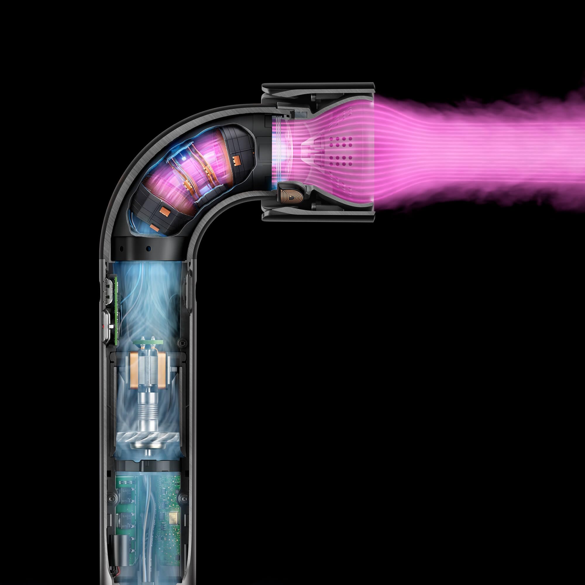 Dyson Supersonic r™ Secador de pelo – el más ligero, secado rápido y preciso, más brillo y sin daños por calor, incluye 5 accesorios inteligentes