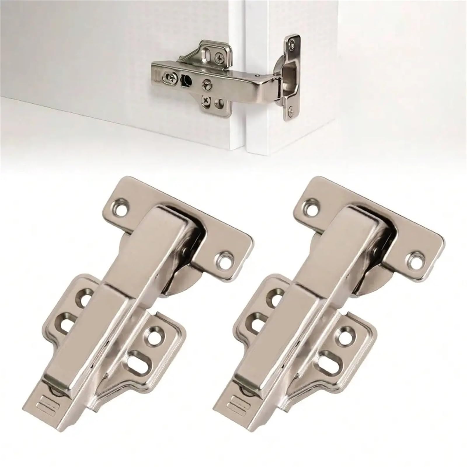 8Pcs 90 Grad Hydraulische Scharnier 180 Abnehmbare Küche Schrank Tür Soft Closing Scharniere Möbel Teile Hardware für Küchenschränke