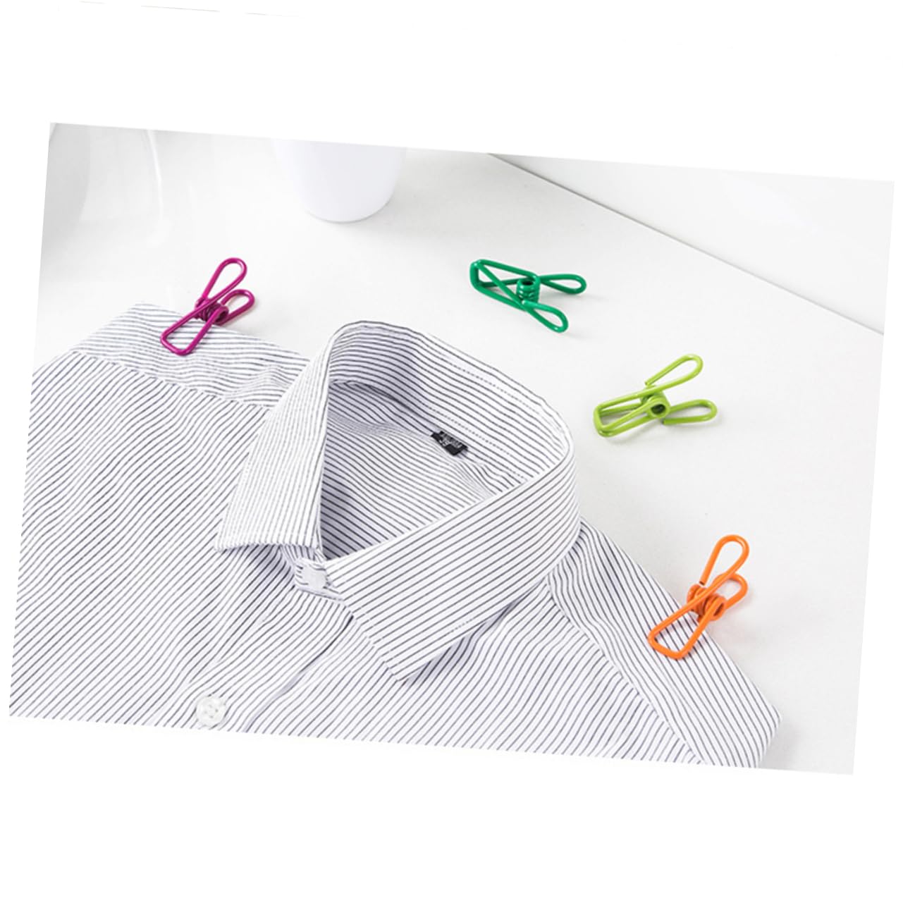 Ciieeo 70 pezzi Mollette per Bucato da Clip Antivento per Asciugare Vestiti Resistente e Leggero per Asciugamani Jeans Casuale Colore Casuale