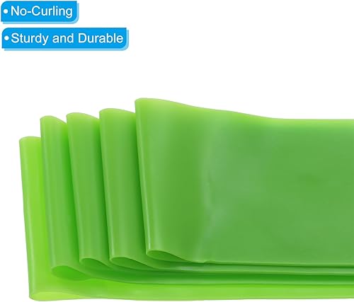 Miniatura 3 de PATIKIL Juego de bandas de resistencia, paquete de 10 bandas elásticas de entrenamiento de 5 a 10 libras con bolsa de transporte para pilates, yoga,