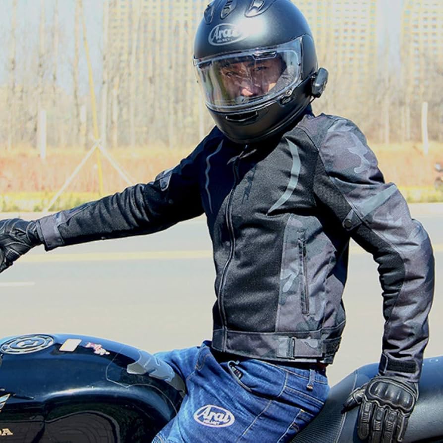 Amazon.co.jp: バイクジャケット メッシュジャケット ライディング  