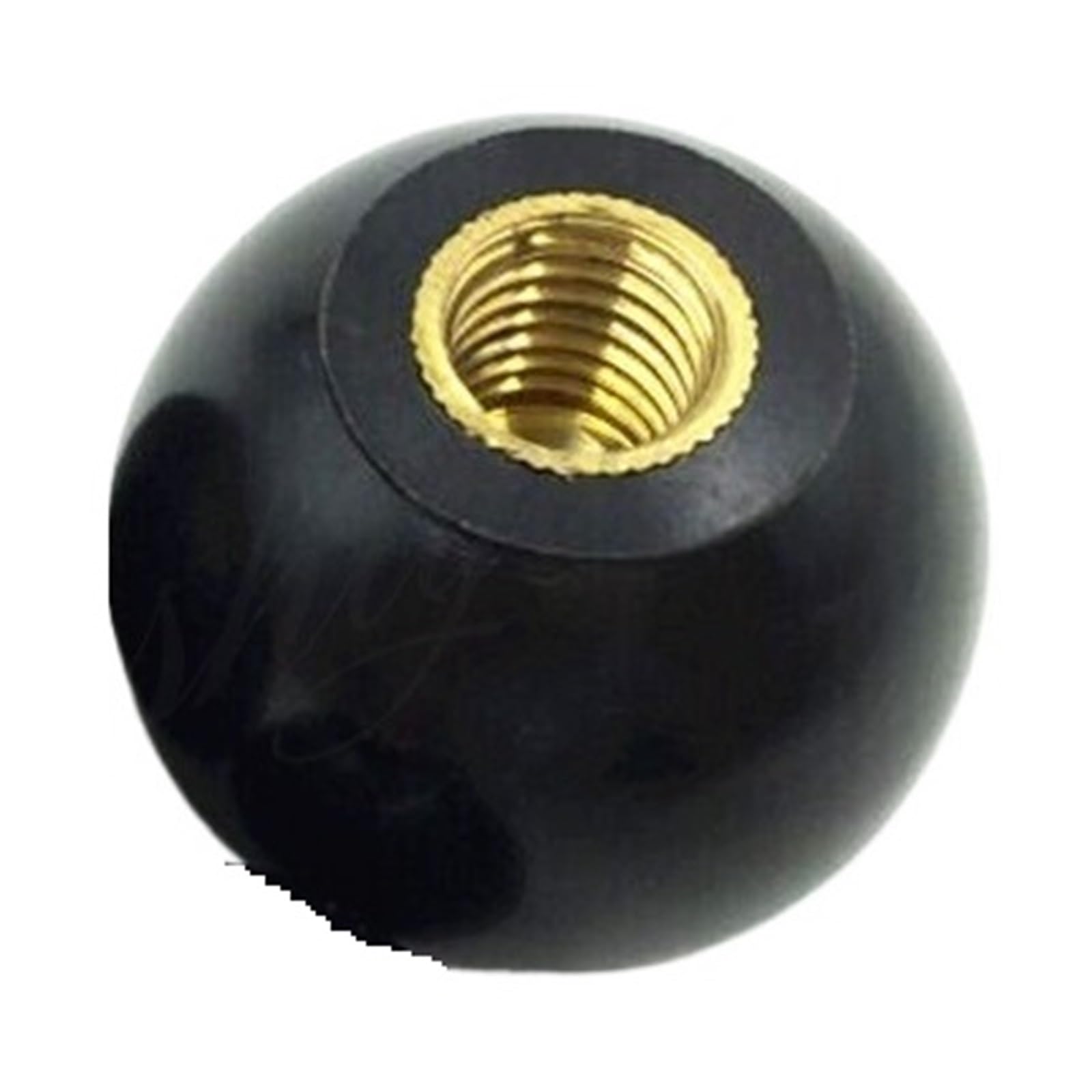 1 pz. Manopola di serraggio a Testa sferica con Filettatura M4/M5/M6/M8/M10/M12/M14/M16 in plastica Nera o Rossa(Black,M6x16)