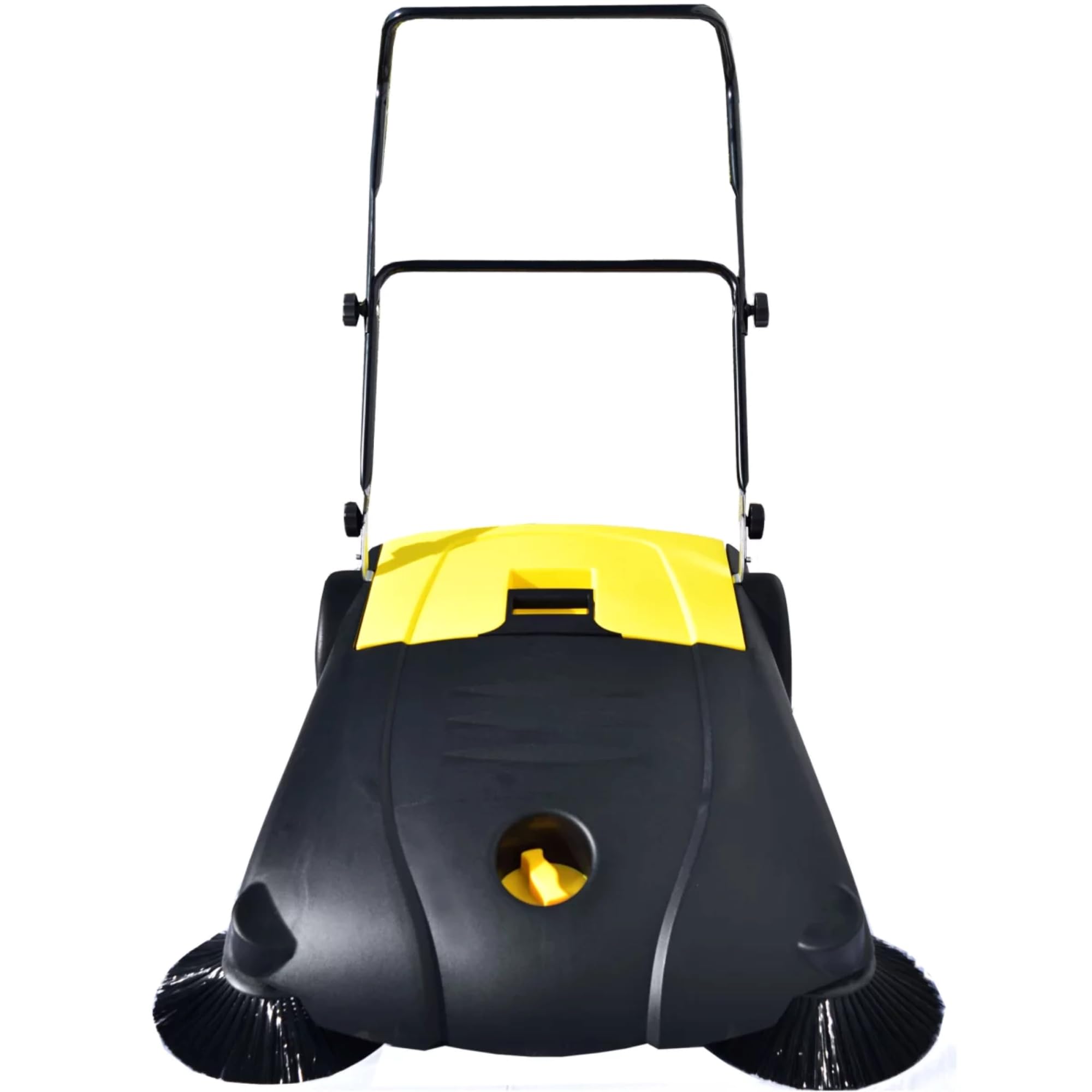 Syntrox Germany Kehrmaschine Headus Breite 80 cm & 2 Kehrbürsten, Gummiriemenantrieb, Effiziente Reinigung, Schmutzbehälter 40 l, Hochwertiges Kunststoffgehäuse