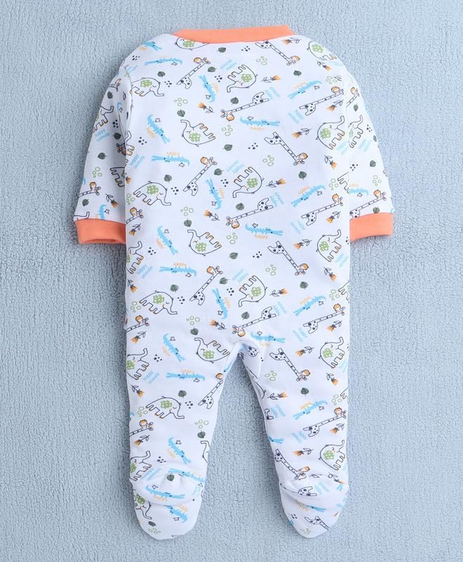 Image of 100% Cotton Rompers for New Born Baby Sleepsuits Jumpsuit Night Suits for Baby Boys & Girls |Onesies| Infant Clothes Pack Of 3