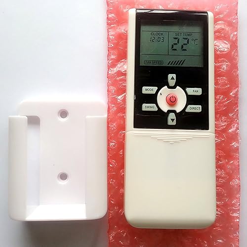 Mando a distancia genérico para aire acondicionado Midea Saunier Duval Daewoo Bgh Silent Air R07/bge R07/bgce (incluye un soporte Rc!)