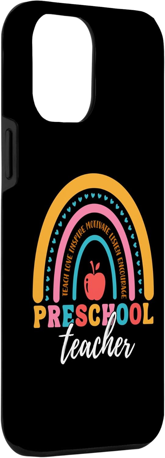 iPhone 14 Plus Womens Back To School Preschool Teacher Student Men Funny Case