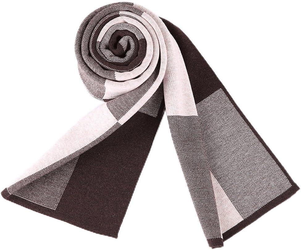 Men's Scarf Warm Check Winter Business Casual