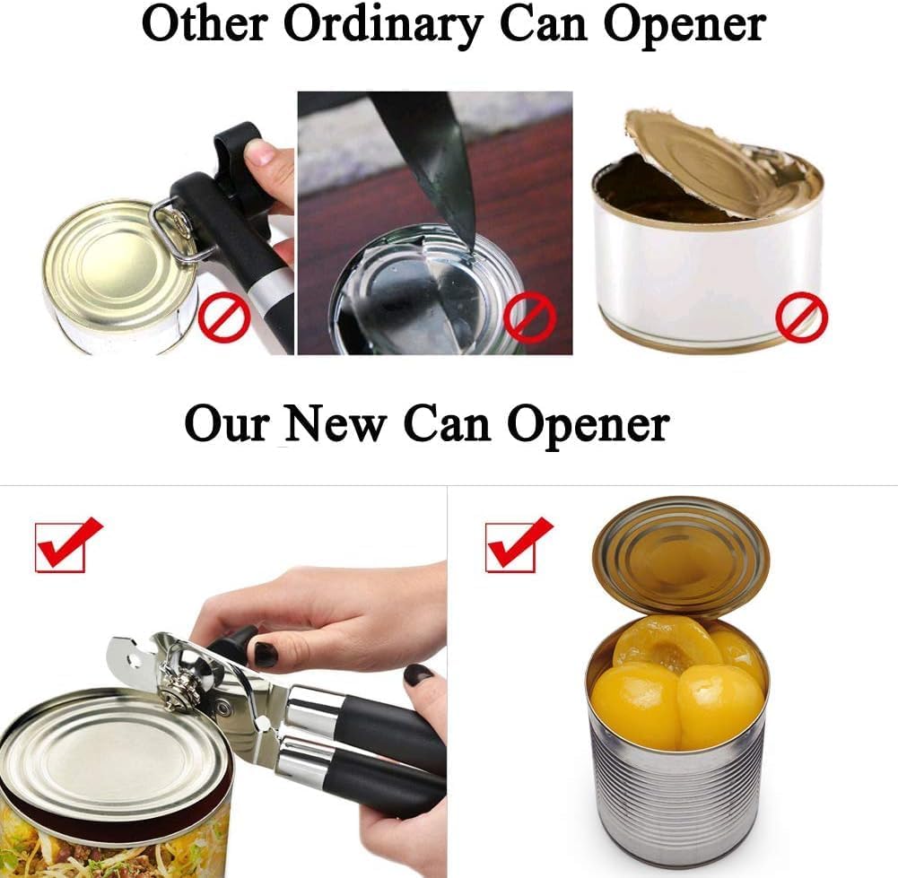 Eagle Enterprise Multipurpose Manual Can Opener and Bottle Opener, Tin Cutter with Smooth Edge Comfortable & Anti Slip Hand Grip Multi — Amazon image 4