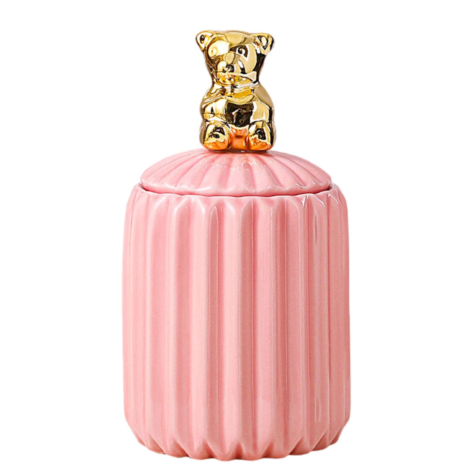 Urn, Beautiful Tiny Keepsake Urns - Suitable for Cemetery Burial or Niche(Bear)