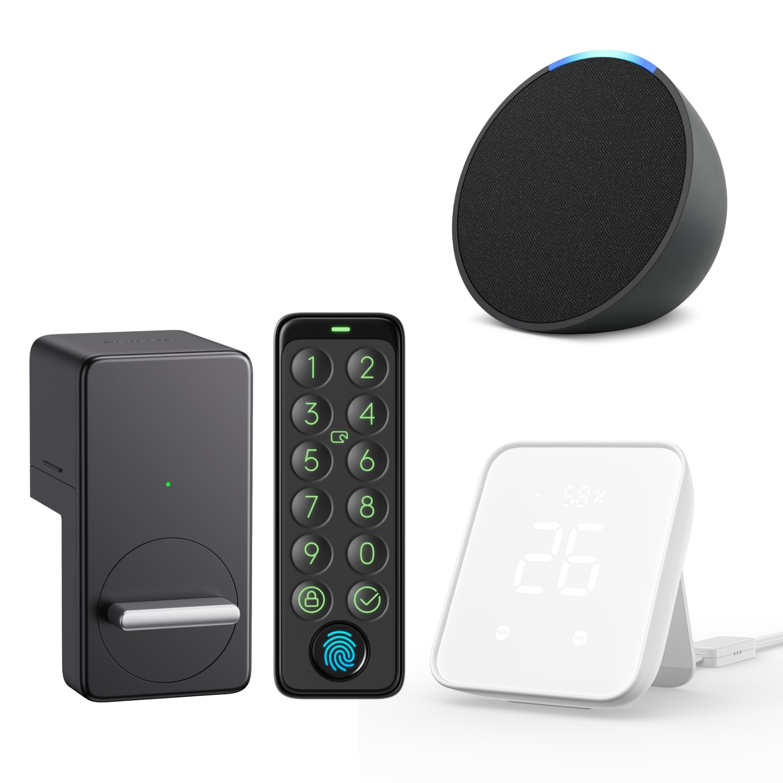 Amazon.co.jp: 【ロックセット】SwitchBot スマートロック 指紋認証 