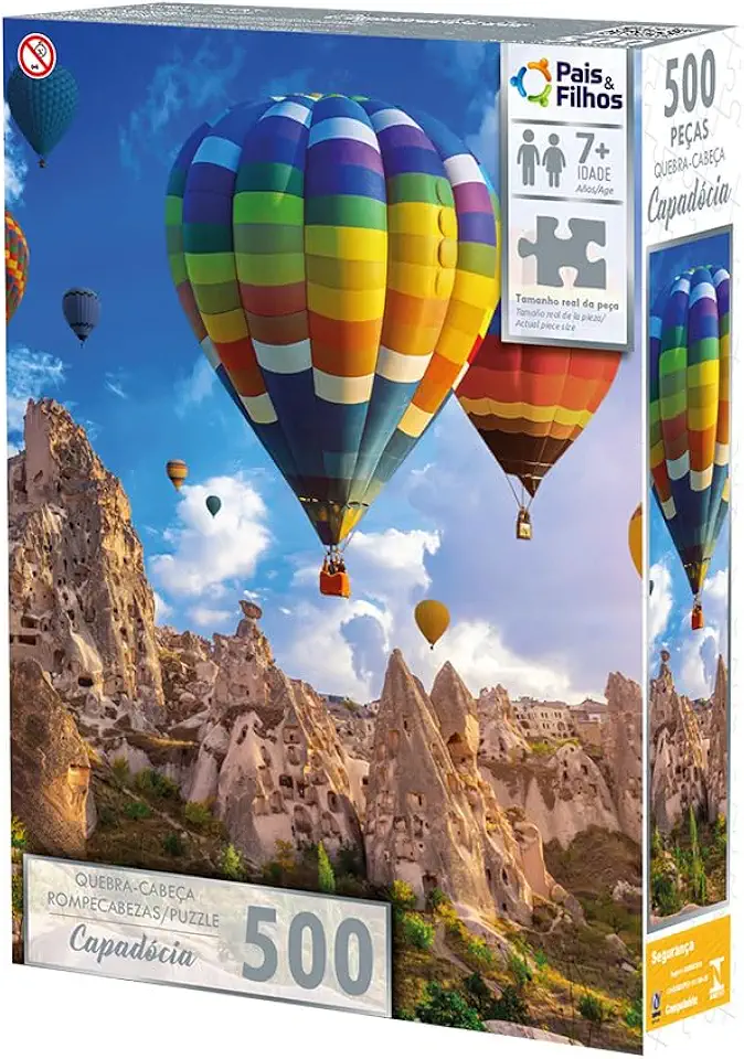 Pais & Filhos - Quebra-Cabeça Capadócia 500 Peças