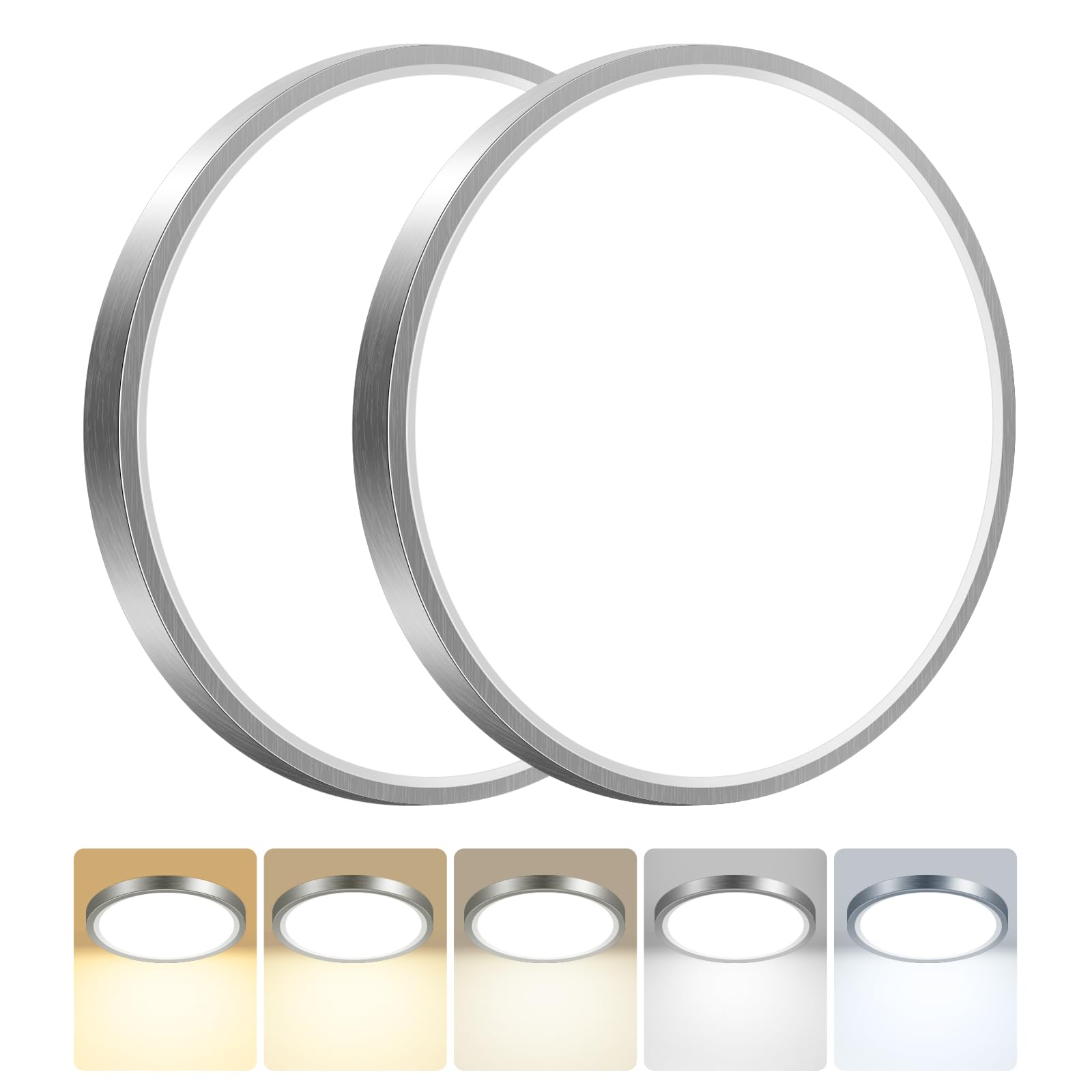 Peasur Deckenlampe LED Deckenleuchte Flach