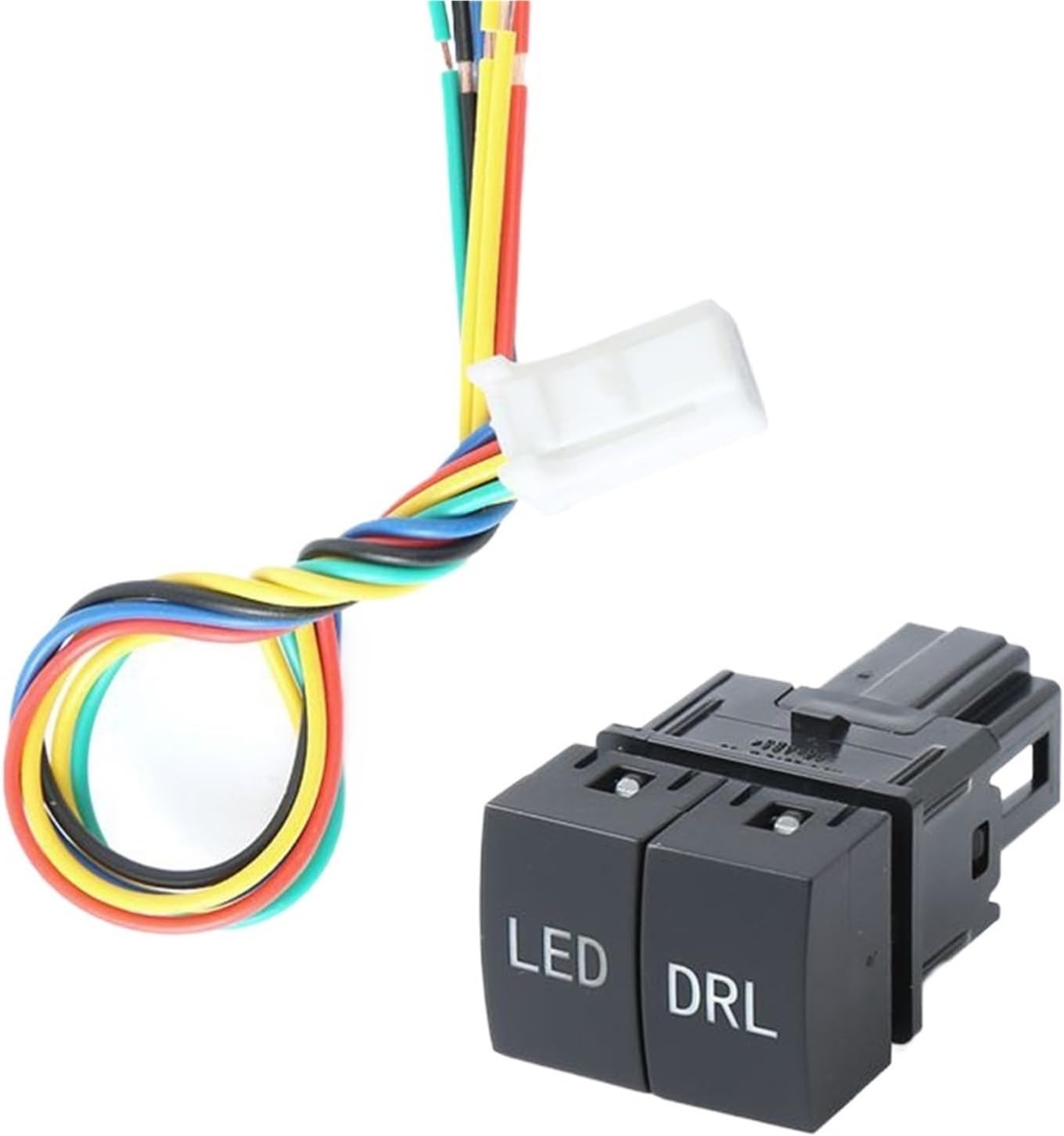Car Dual Key Switch Fog Lights Radar Power LED Recorder Headlight Switch Button Use,Compatible With Nissan X-TRAIL 2023(Fog lamp)