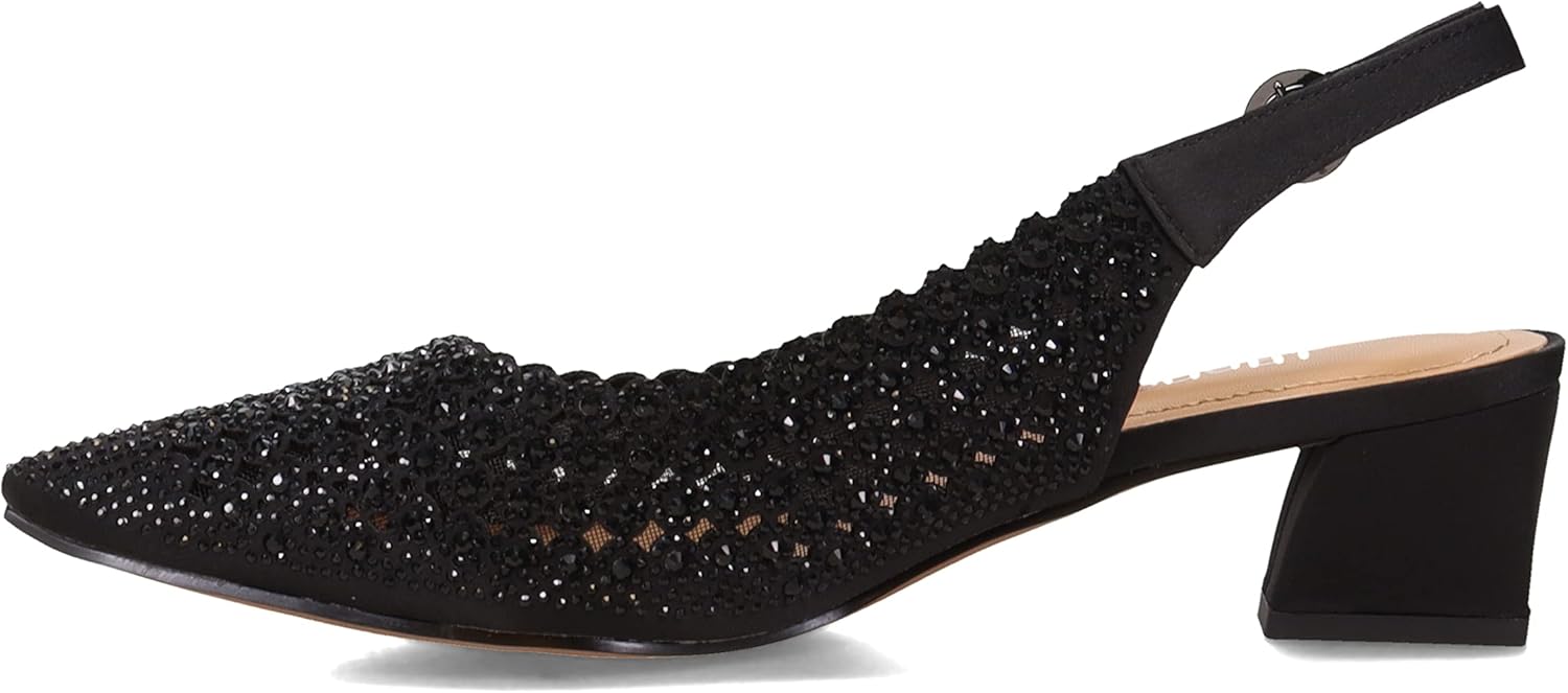 J. Renee Women's Pranil Pump, Black, 8