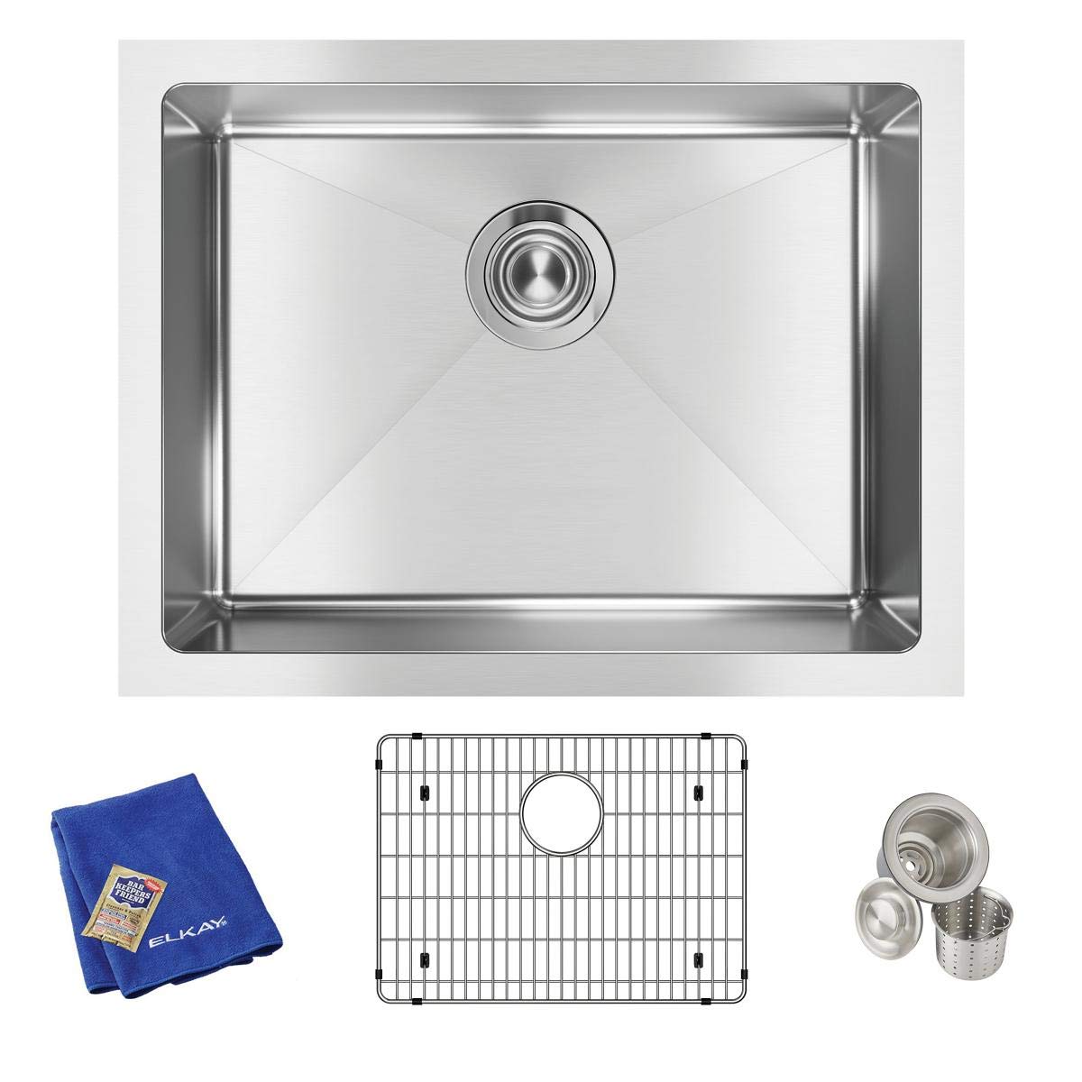 Elkay Crosstown 16 Gauge Stainless Steel 23-1/2