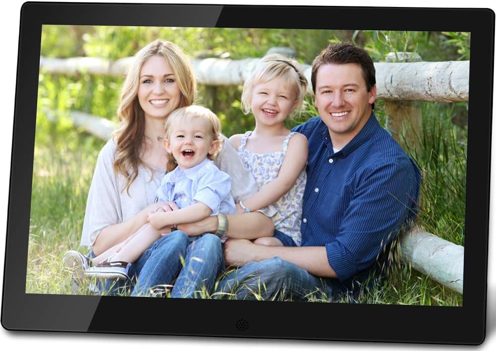 OTU 10 Inch Wi-Fi Smart Cloud Digital Picture Frame with IPS High Resolution Display,Wall-Mountable,Share Moments Instantly via E-Mail or App