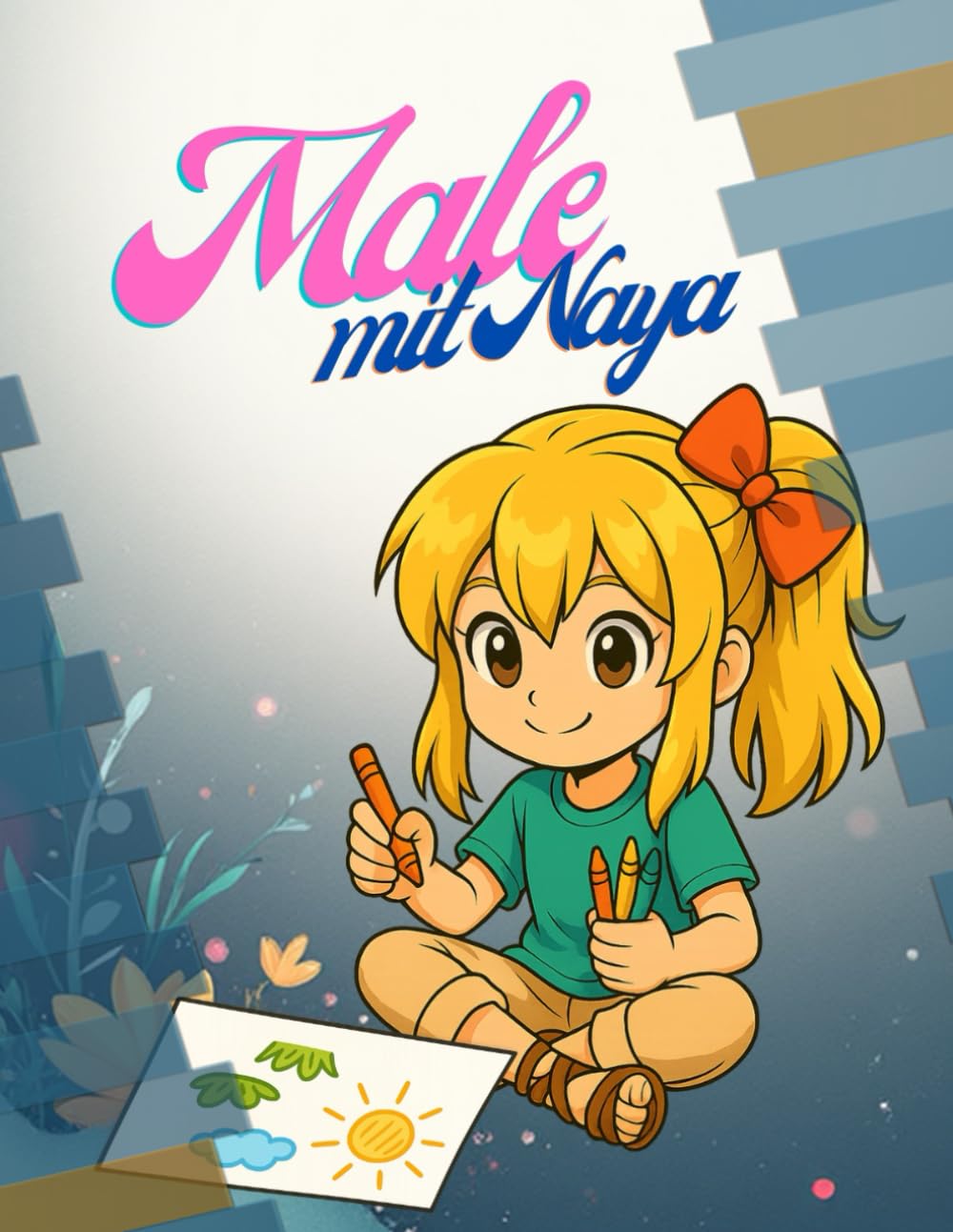 Male mit Naya: Naya Ausmalbuch – Süße Szenen zum Ausmalen