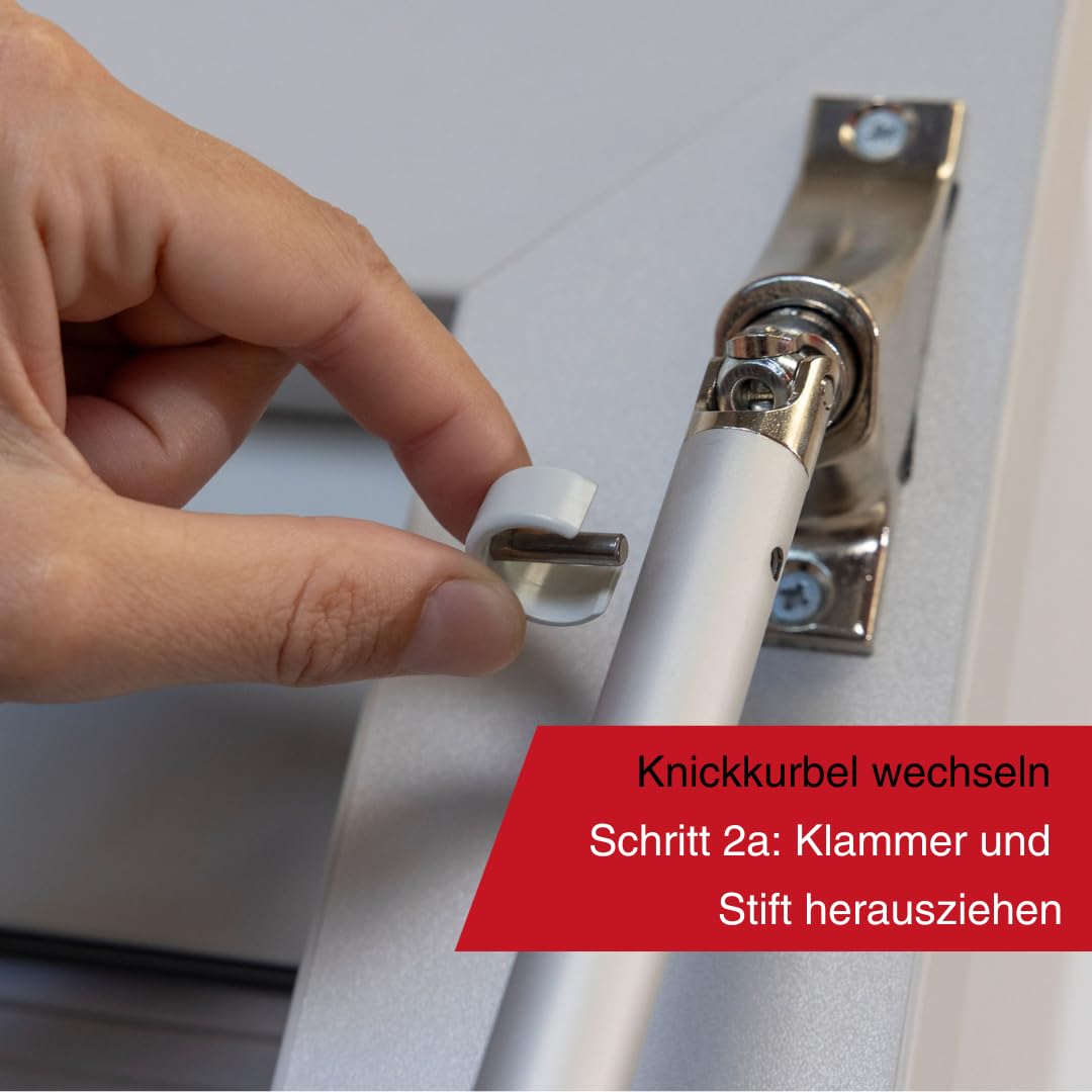 WAREMA Knickkurbel für Raffstore, Außenjalousie, Rollladen, Fenster-Markise
