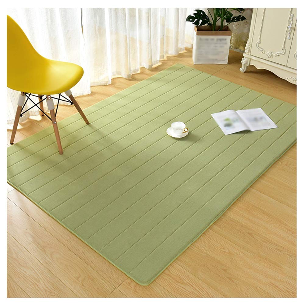 Tapis de sol pour fenêtre en saillie et table basse au salon moderne
