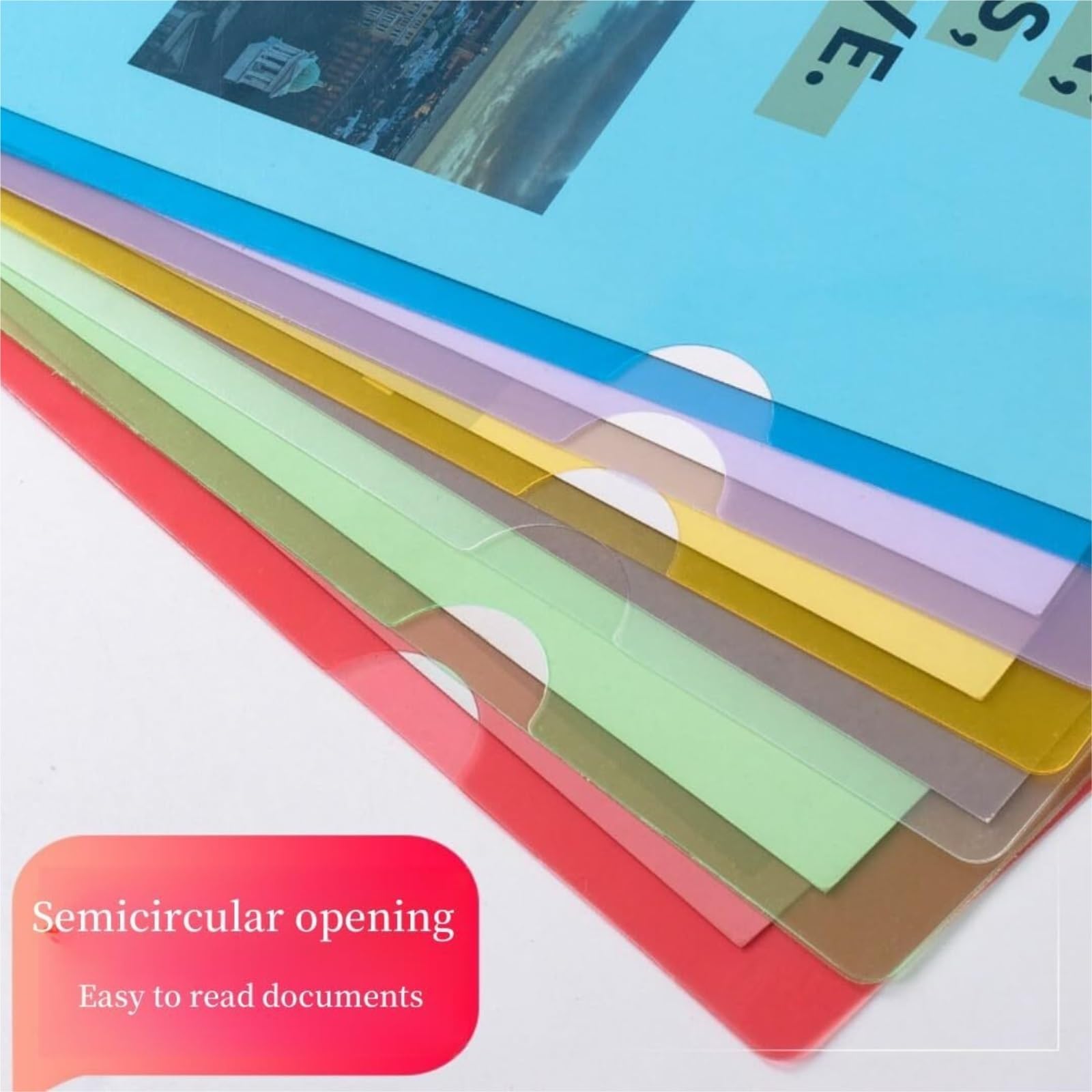ordner 12er-Pack Transparente Aktenordner, A4-Größe, Dokumenten-Organizer For Verträge, Vertragsschutzhülle For Schule, Büro Und Zuhause aktenordner
