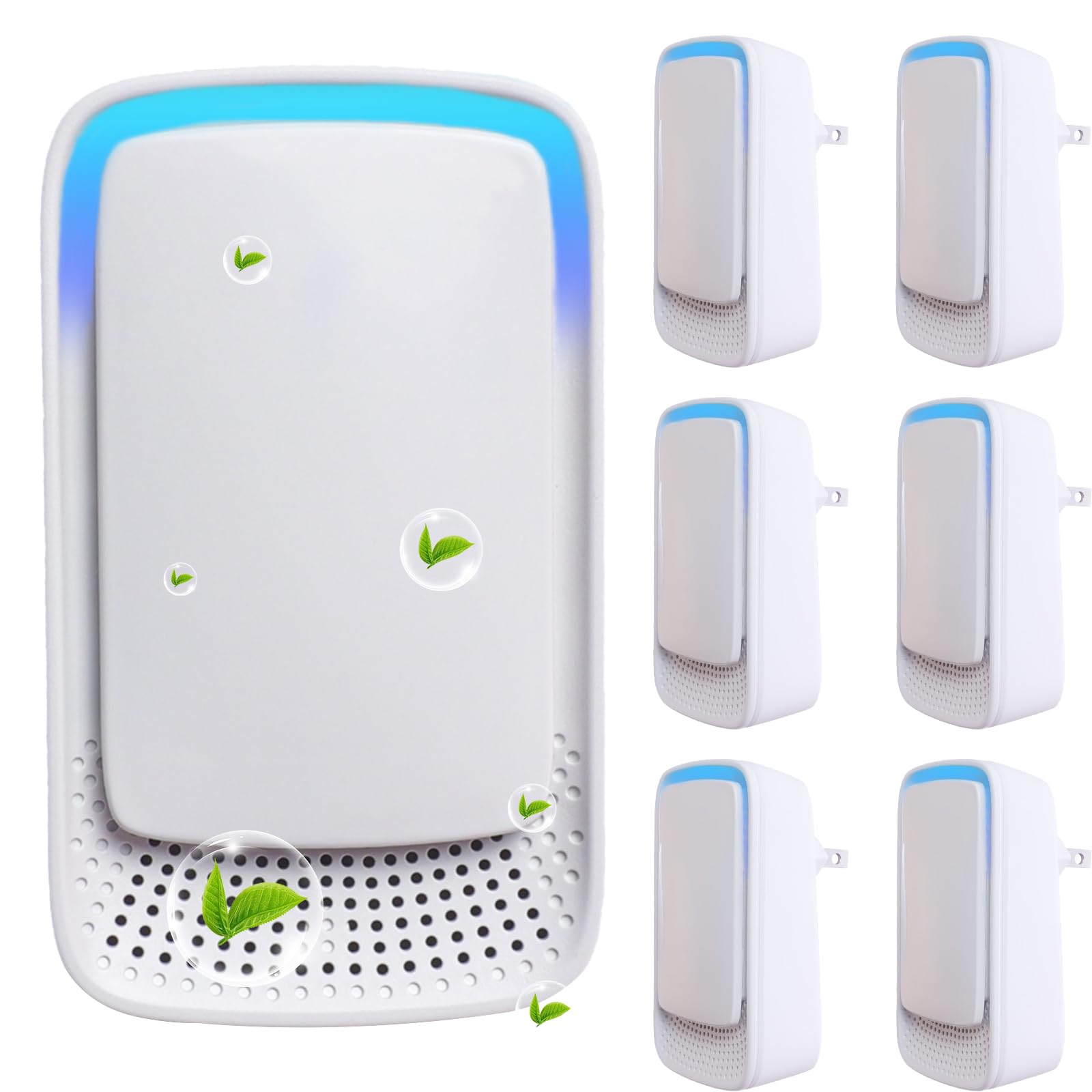 2026 New3 Pack Plug In Air Ionizers-Negative Ion Air Purifier for Home Silent Work Air Cleaner for Bathroom,Living Room,Office,Kitchen,Pet Room,Portable Ionic Air Purifier for Bedroom(3)