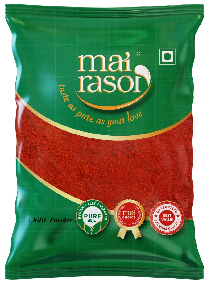 MAI RASOI Red Chilli Powder/Lal Mirch Powder, 500 Gm