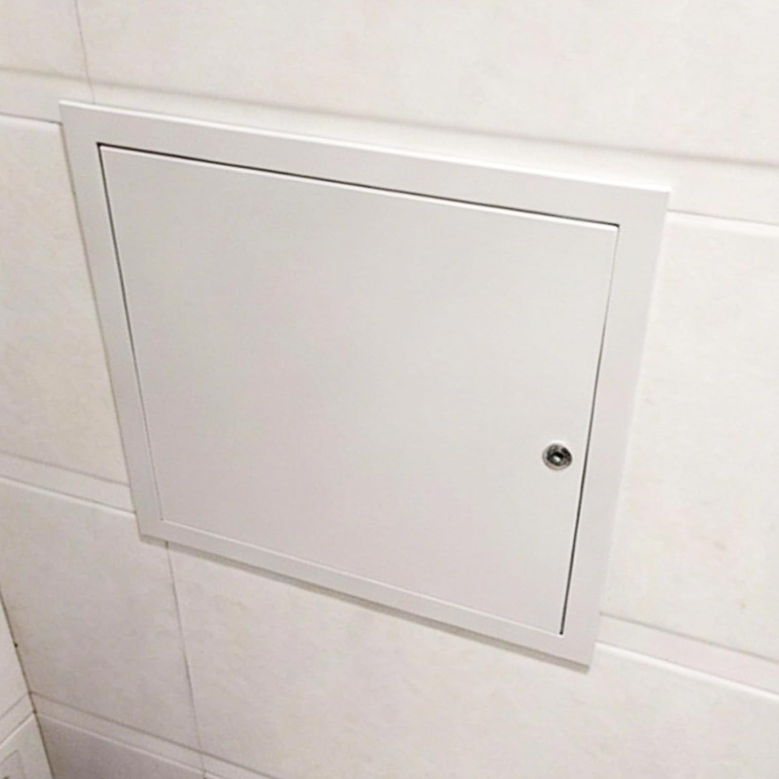 FANGQMM Fire Rated Access Door, Access Panel Door for Ceiling/Wall, Circuit Repair Service Door, Electrical Cover/Trap Cover Wiring Wall Hole Cover Plate 35x75cm/14x30in