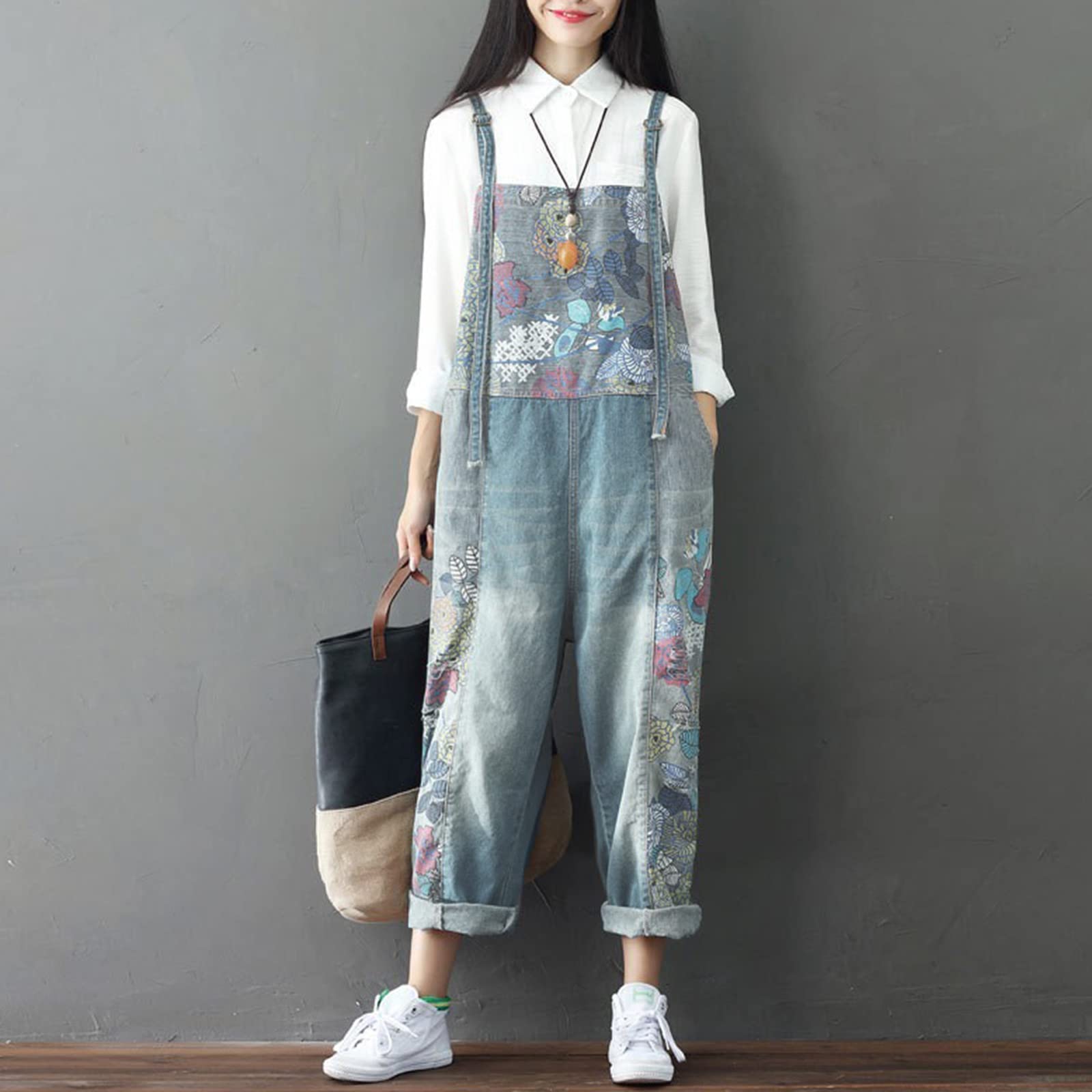 Mono Elegante Mujer Peto Vaquero Trabajo Verano Faldas Monos Elegantes Vaqueros De Pantalon