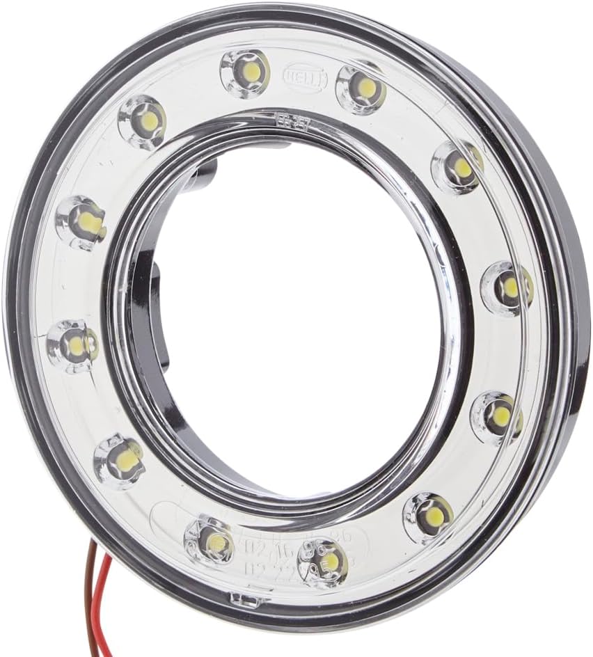 Hella 2PF 008 405-051 Position Light - LED - 24V - Fitting/Screw Connection - Lens Colour: Crystal clear - Cable: 160mm - Plug: open cable ends - Quantity: 1
