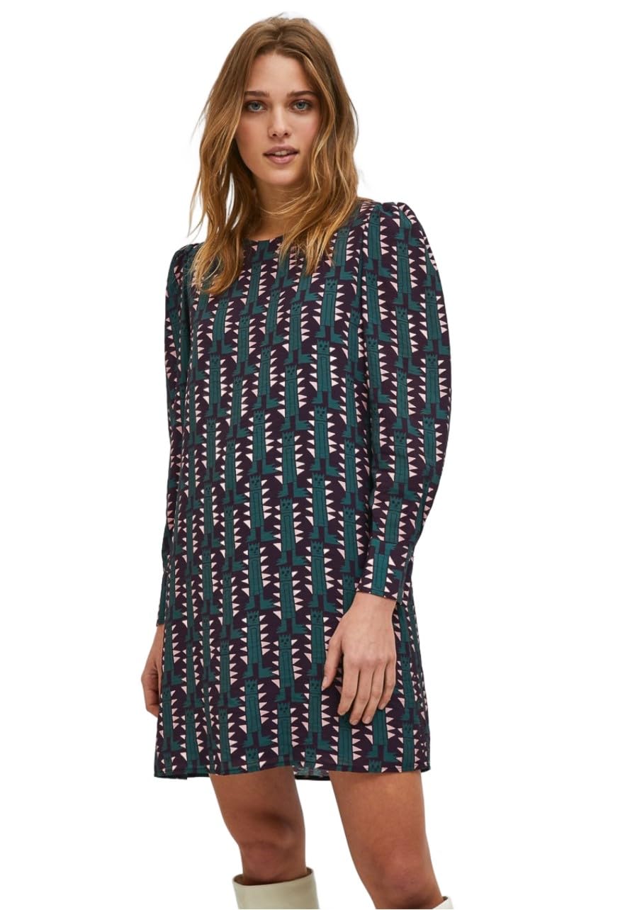 Compañía Fantástica Women's Purple Compania Fantastica Robot Print Tunic Dress