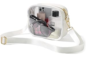 Stadium Approved Clear Purse: Transparent Crossbody Bag for Hassle-Free Access